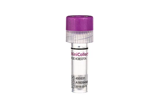 Tubo minicollect -1ml- k3e k3edta tapa lila