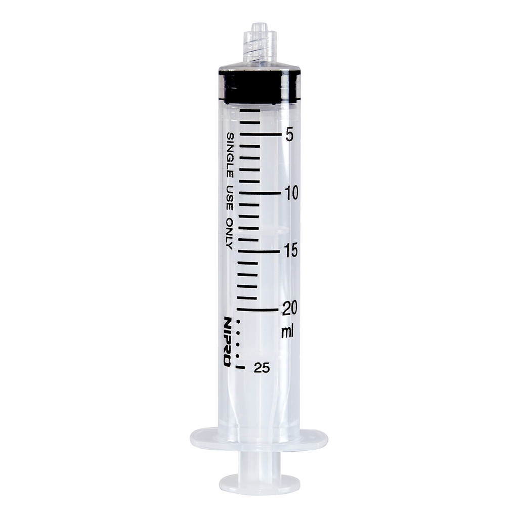 Jeringa hipodermica 20ml sin aguja
