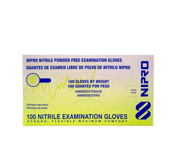 Guante nitrilo para examen (M)