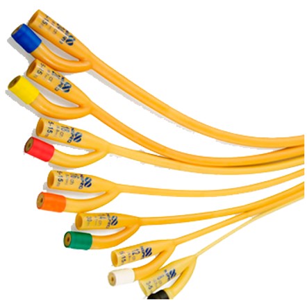 Sonda foley de latex siliconado en 2 vías