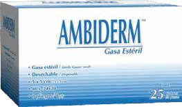 Gasa esteril 10x10cm sobres c/3 uds