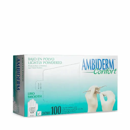[GUA-000621] Guante latex bajo polvo texturizados confort (S)