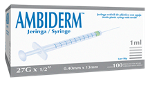 [JER-000663] Jeringa tuberculina -1ml- 27gx1/2" (13mm)