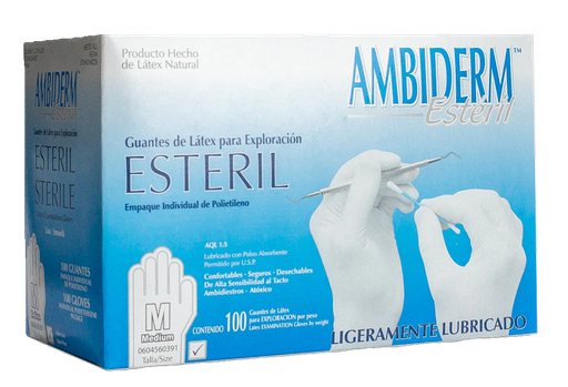 [GUA-000785] Guante esteril bajo en polvo (M)